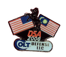 COLT DEFENSE LLC Military Firearms Rifles Handguns Pistols hat pin DSA 2008 NIP picture