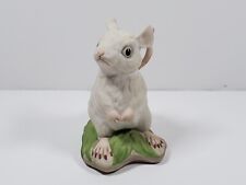 Edward Boehm White Mouse Porcelain Figurine 400-89 Made in USA picture