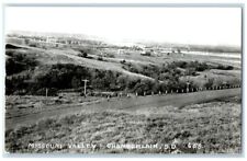c1946 Missouri Valley Birds Eye View Chamberlain SD RPPC Photo Postcard picture