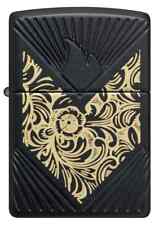 Zippo Limited 2024 Collectible of the Year Venetian Pattern Black Matte 46026 picture