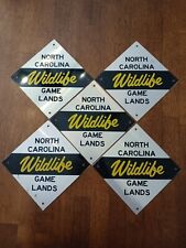 North Carolina Vintage Wildlife Metal Signs- Game Lands  picture