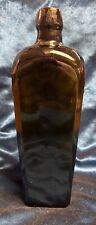 👀 ANTIQUE 1800's GIN BOTTLE DARK OLIVE GREEN VERY CLEAN 👀 picture