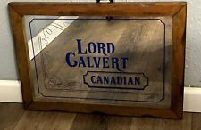 Vintage Lord Calvert Canadian Whiskey Liquor Store Bar Man Cave She Shed Mirror picture