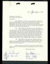 The Racing Scene Movie (1969) - Cherokee Productions Signed Contract picture