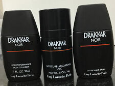 Drakkar Noir by Guy Laroche Cleanser, Talc, Balm LOT OF 3, READ DESCRIPTION picture