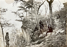 ORIGINAL - CIVIL WAR - GENERAL GRANT AT LOOKOUT MOUNTAIN NOV. 1863  PHOTOGRAPH picture