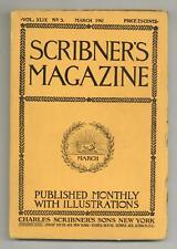 Scribner's Magazine Mar 1911 Vol. 49 #3 GD/VG 3.0 picture
