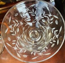 1940's Mid Century Atomic Star Nick Nora Cocktail Glass Barware Cordial Dot-8 picture