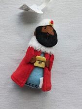 Target Wondershop Nativity Wisemen Fabric Beard Holiday Christmas Ornament NEW picture