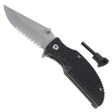  Assisted Opening - Silent Whisper Camping Knife W/ Fire Starter FAST SHIPPING picture