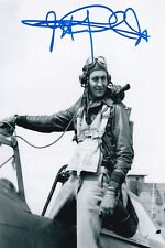 WWII 56th F.G., 7 Air Vic, DSC 2nd Highest Military decoration SIGNED 4x6 PHOTO picture