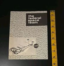 Vintage C. 1960s NASA The Federal Space Team Information Pamphlet Kennedy Space picture