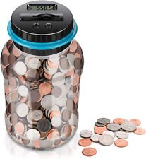 Digital Coin Piggy Bank Counting Coin Bank for Kids Adults Boys Girls as Gift picture