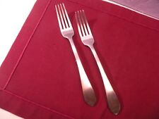 SET OF 2 TOWLE BOSTON ANTIQUE Dinner Forks 18/10 Satin Stainless China 8 3/8