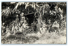 c1940's Sakai of the Ulu Temerloh Pahang Malaysia RPPC Photo Postcard picture
