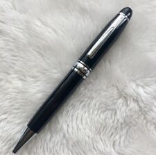 Luxury Le Grande Series Bright Black-Silver Clip 0.7mm Black Ink Ballpoint Pen picture