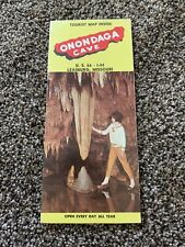 Vintage Rare - Onondaga Cave Leasburg Missouri Brochure Pamphlet picture
