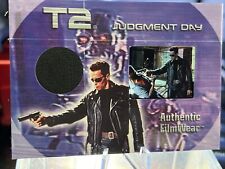2003 TERMINATOR 2 FILM CARDZ Arnold Schwarzenegger FW1 FilmWear COSTUME CARD T2 picture