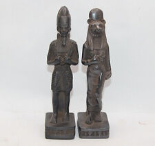 2 RARE ANCIENT EGYPTIAN PHARAONIC ANTIQUE RAMSES And Sekment Statue EGYCOM picture