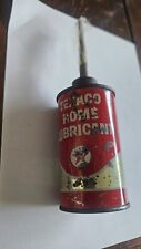 Vintage Texaco Home Lubricant Small Round Can picture