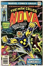 Nova #1 - Origin & 1st App of Nova Richard Rider MCU Marvel 1976 *FN+* picture
