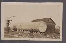 Jeffers MINNESOTA RPPC c1915 STANDARD OIL COMPANY Polarine Oil Tanks nr Windom picture