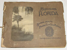 VTG 1920s 'SCENES ALONG THE FLORIDA EAST COAST RAILWAY' PORTFOLIO 24 PICTURES picture