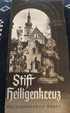 Vintage Stift Heiligenkreuz Abbey Austria Brochure picture