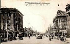 1930'S SEMACHI STREET. STORES,SHOPS. IN DALIAN, CHINA. POSTCARD. picture