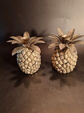 Godinger Silver Pineapple Candle Stick Holders, Set Of 2 picture