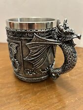 Medieval Roaring Dragon Mug Dungeons and Dragons Beer Stein Larp Geek D&D picture