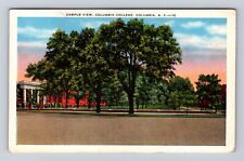 Columbia SC-South Carolina, Campus View Of Columbia College, Vintage Postcard picture