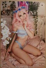 Belle Delphine metal hanging wall sign picture