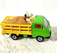 Aviva Snoopy Peanuts Green Hay Truck Vintage Diecast 1:64 1958 picture