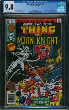 Marvel Two-In-One #52 ❄️ CGC 9.8 WHITE Pages ❄️ 1st Crossfire Moon Knight 1979 picture