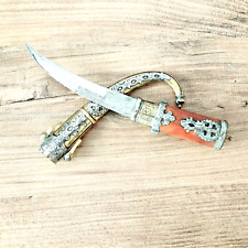 Khanjar Dagger Jambiya Knife Handcraft Morocco Vintage Islami Arabic Sword Gift picture