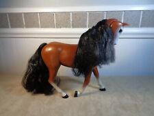 LARGE 2002 LANARD BOWING HEAD 7” BROWN PLASTIC HORSE FIGURE (ML311)  picture