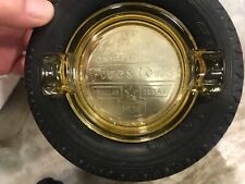 1936 Texas Centennial Dallas Texas Firestone tire ashtray ..amber color picture