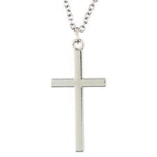 Cross Necklace Oxidized Silver  toned in Size: 1.5