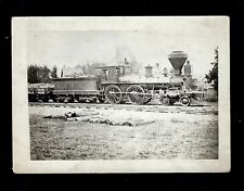 c1880's Photo of B&P  Steam Locomotive, Conductor Riding his Train picture