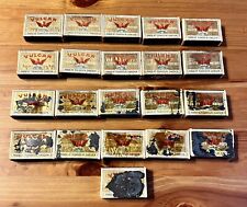 Vintage Unused Full Vulcan Vest Pocket Safety Matches Match Box Lot Of 21 picture