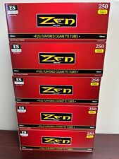 Zen RED 100mm FULL Flavor Cigarette Tubes Regular Size 5 Boxes (250 Count Each) picture