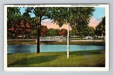 Oshkosh WI-Wisconsin, South Park, Antique, Vintage Souvenir Postcard picture