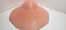 Vintage Pink Glass Light Shade picture