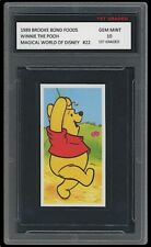Winnie the Pooh '89 Brooke Bond Foods 1st Graded 10 Magical World Of Disney Card picture