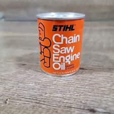Vintage Stihl Chain Saw Engine Oil Can Unopened 8oz picture