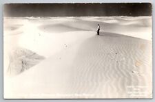 Vintage Postcard NM White Sands National Monument RPPC Real Photo ~12002 picture
