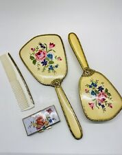 Vintage Hair Brush Set With Pill Box picture