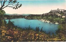 New York Lake Minnewaska Mountain Houses in The Autumn Postcard picture