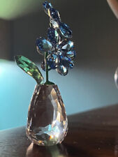 SWAROVSKI Crystal Figurines Flowers Blue Forget-Me-Not, authentic with box picture